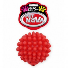 VIN-HEDGEHOG-S Играчка за кучета гумен таралеж със звук PET NOVA 6,5 см.